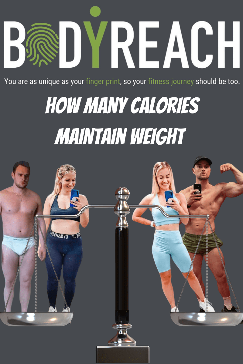 How many calories maintain weight