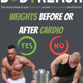 weights before or after cardio